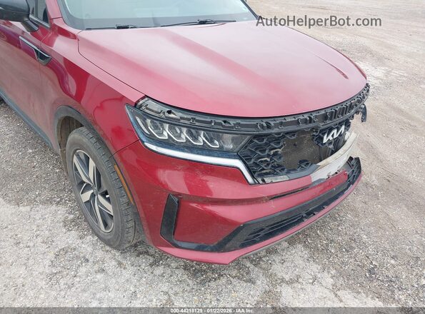 5XYRL4LC7NG142939 2022 KIA SORENTO Red 