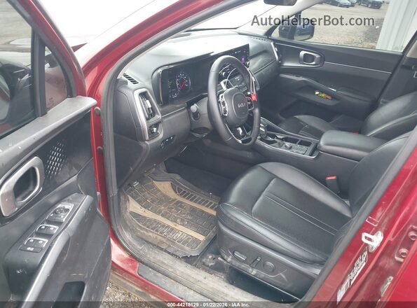 5XYRL4LC7NG142939 2022 KIA SORENTO Red 