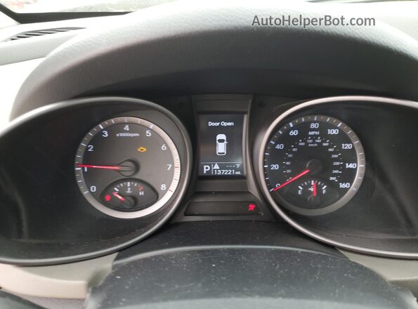 5XYZT3LB2GG322740 2016 HYUNDAI SANTA Silver Widok zestawu wskaźników