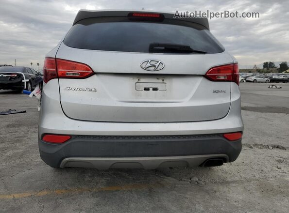 5XYZT3LB2GG322740 2016 HYUNDAI SANTA Silver Widok z tyłu