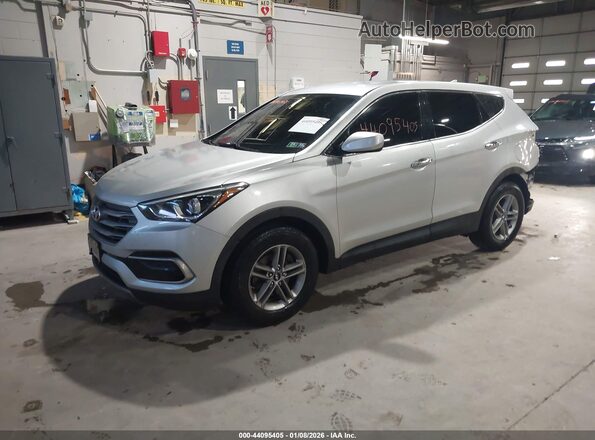 5XYZT3LB4HG456182 2017 HYUNDAI SANTA FE SPORT Silver Front left