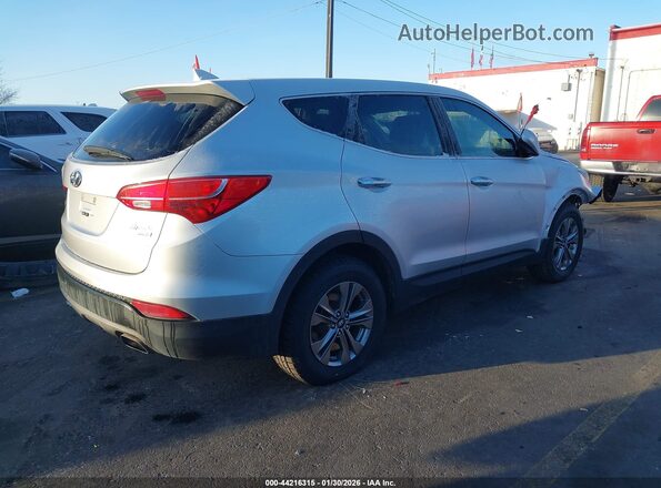 5XYZTDLB3GG374741 2016 HYUNDAI SANTA FE SPORT Silver უკანა მარჯვენა
