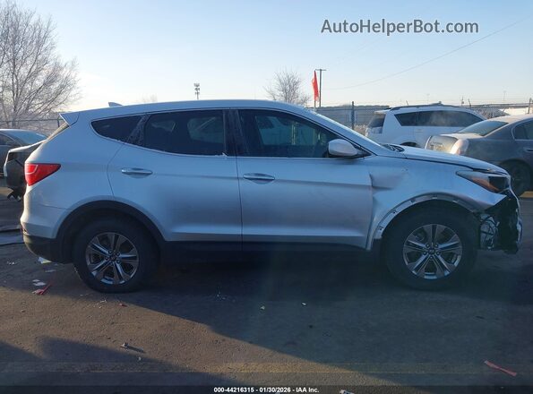5XYZTDLB3GG374741 2016 HYUNDAI SANTA FE SPORT Silver უკანა სალონის ხედი