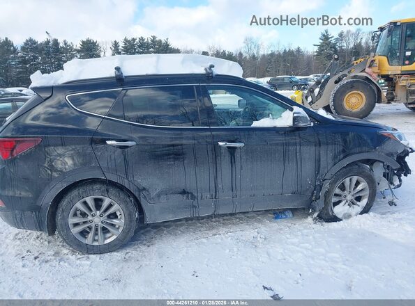 5XYZUDLA2JG521336 2018 HYUNDAI SANTA FE SPORT Black უკანა სალონის ხედი