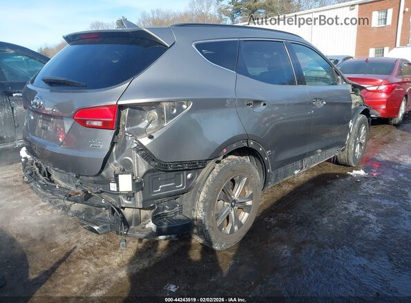 5XYZUDLB3GG311605 2016 HYUNDAI SANTA FE SPORT Silver Rear right