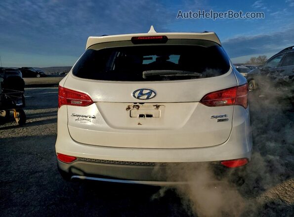 5XYZUDLB7GG378823 2016 HYUNDAI SANTA White უკანა ხედი