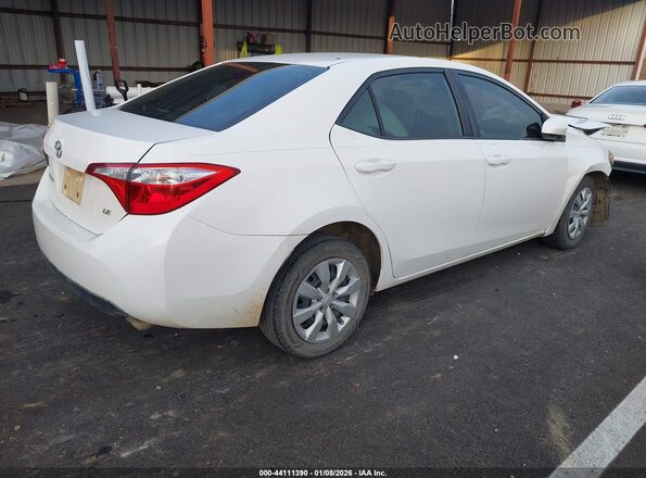5YFBURHE6GP535383 2016 TOYOTA LL Белый Задняя правая четверть