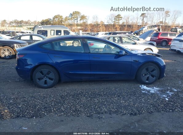 5YJ3E1EA2PF679660 2023 TESLA MODEL 3 Blue Rear interior view