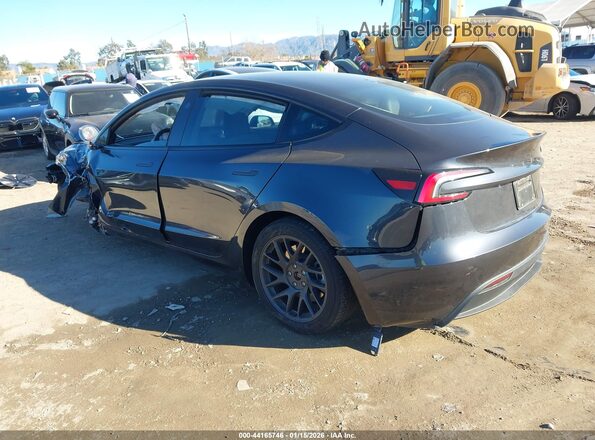 5YJ3E1EA3RF724947 2024 TESLA MODEL 3 Black Հետևի ձախ