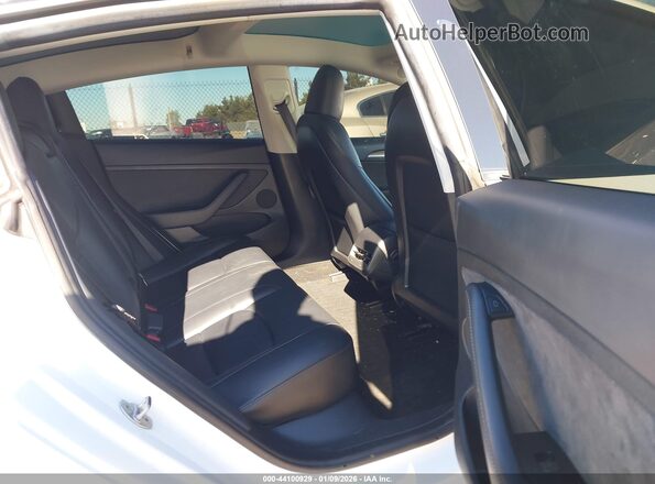 5YJ3E1EA4PF562145 2023 TESLA MODEL 3 White Widok naklejki z numerem VIN