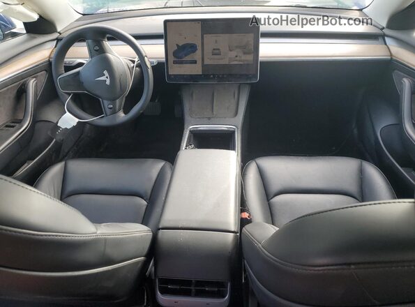 5YJ3E1EA7NF369887 2022 TESLA MODEL Blue 