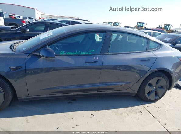 5YJ3E1EAXPF664386 2023 TESLA MODEL 3 Gray Սալոնի 360 աստիճան տեսք