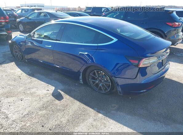 5YJ3E1EB0KF144814 2019 TESLA MODEL 3 Blue Rear left