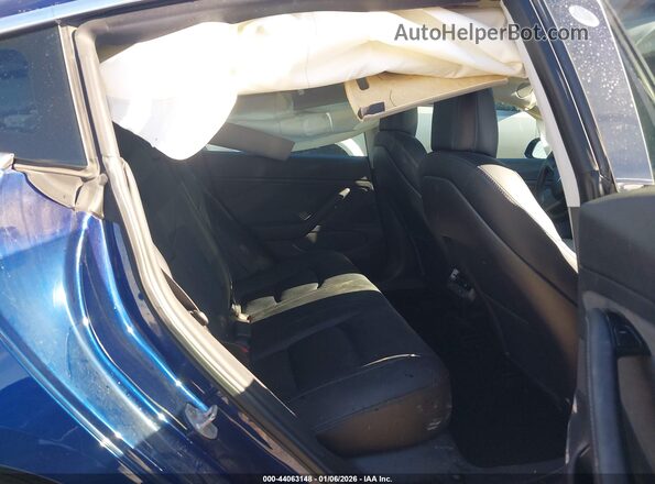 5YJ3E1EB0KF144814 2019 TESLA MODEL 3 Blue VIN sticker view