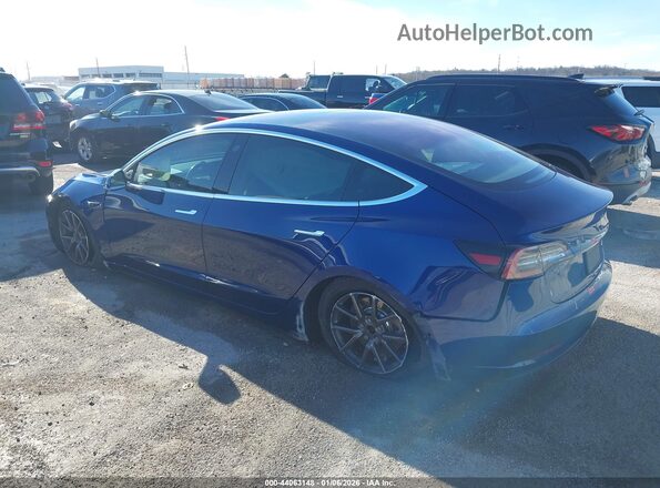 5YJ3E1EB0KF144814 2019 TESLA MODEL 3 Blue Rear interior view