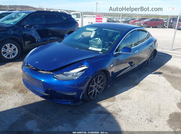 5YJ3E1EB0KF144814 2019 TESLA MODEL 3 Blue Front left