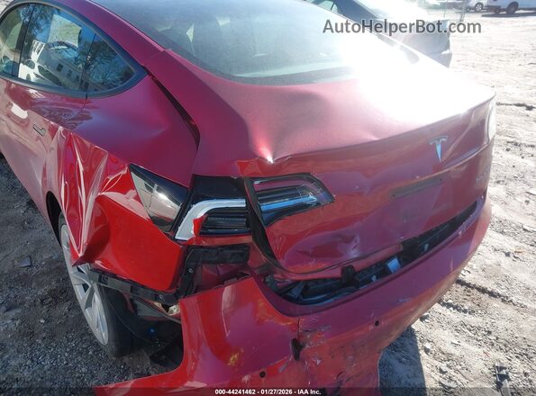 5YJ3E1EB0NF192351 2022 TESLA MODEL 3 Red Vista frontal