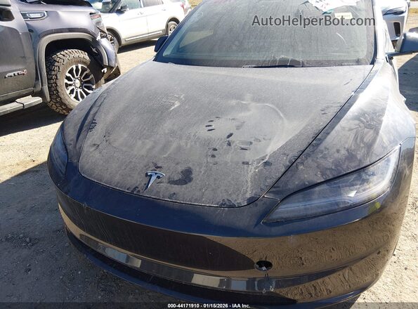 5YJ3E1EB0RF815909 2024 TESLA MODEL 3 Gray Rear view