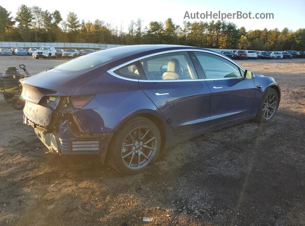 5YJ3E1EB3JF150962 2018 TESLA MODEL Blue Trasero derecho