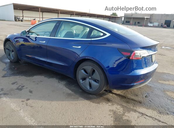 5YJ3E1EB3LF801655 2020 TESLA MODEL 3 Dark Blue Trasero izquierdo