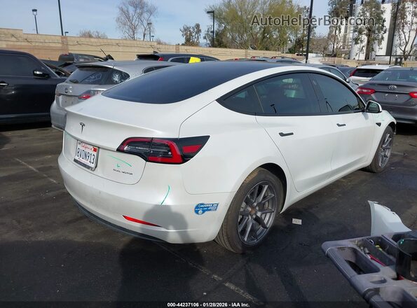 5YJ3E1EB3MF938919 2021 TESLA MODEL 3 White Հետևի աջ
