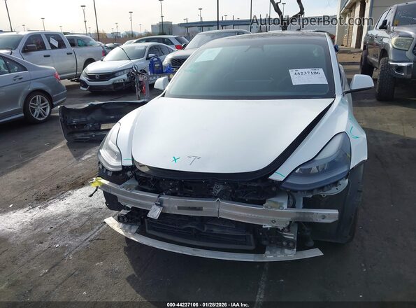 5YJ3E1EB3MF938919 2021 TESLA MODEL 3 White Հետևի տեսք