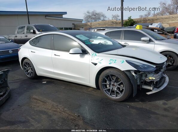 5YJ3E1EB3MF938919 2021 TESLA MODEL 3 White Սալոնի 360 աստիճան տեսք