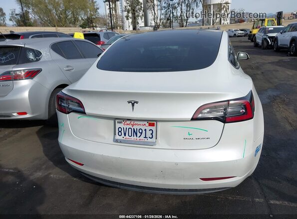 5YJ3E1EB3MF938919 2021 TESLA MODEL 3 White 