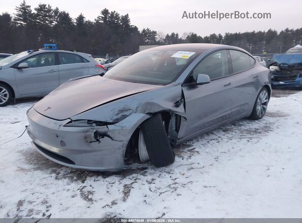 5YJ3E1EB3TF116703 2026 TESLA MODEL 3 Gray Front left