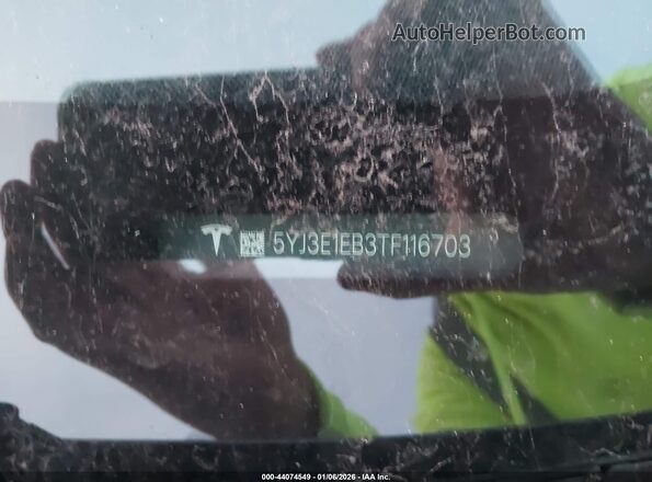 5YJ3E1EB3TF116703 2026 TESLA MODEL 3 Gray Engine compartment view