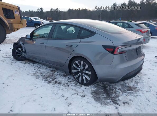 5YJ3E1EB3TF116703 2026 TESLA MODEL 3 Gray Rear left