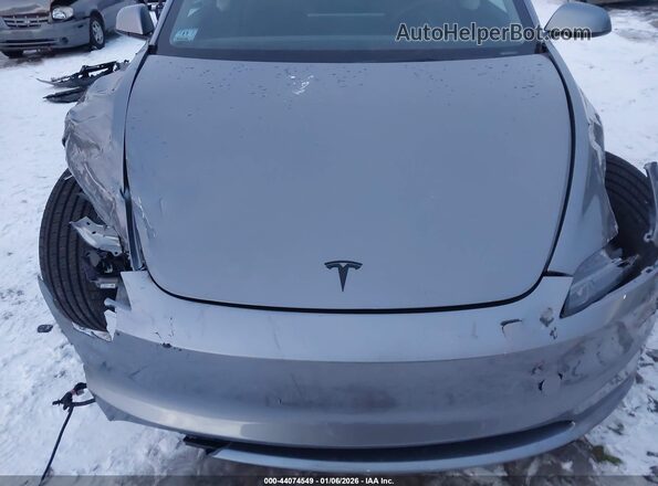 5YJ3E1EB3TF116703 2026 TESLA MODEL 3 Gray Rear view