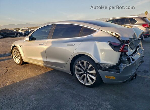 5YJ3E1EB4JF087547 2018 TESLA MODEL Silver Հետևի ձախ
