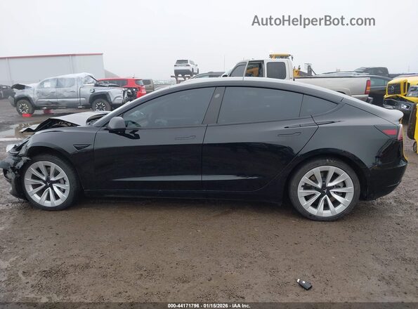 5YJ3E1EB4NF144612 2022 TESLA MODEL 3 Black 