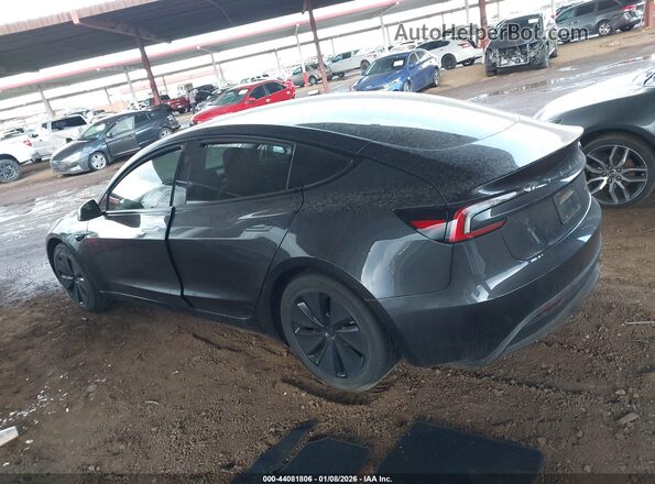 5YJ3E1EB4RF818294 2024 TESLA MODEL 3 Gray Սալոնի հետևի տեսք