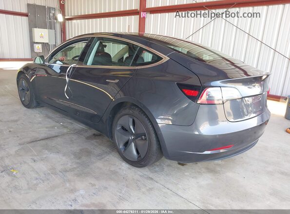 5YJ3E1EB5JF077206 2018 TESLA MODEL 3 Gray უკანა მარცხენა