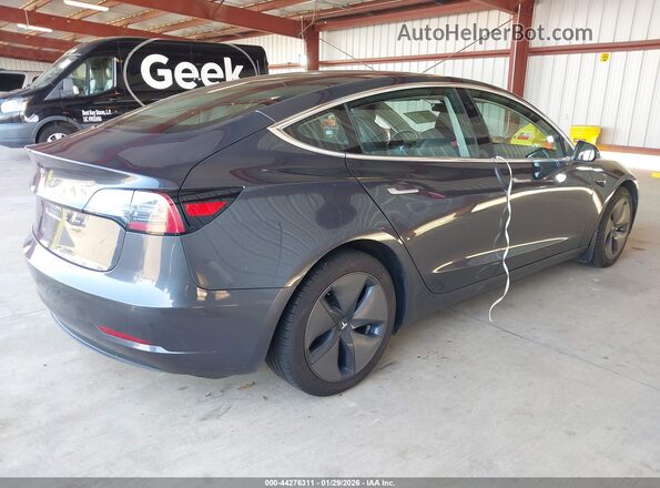 5YJ3E1EB5JF077206 2018 TESLA MODEL 3 Gray უკანა მარჯვენა
