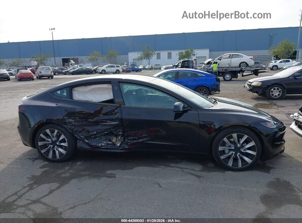 5YJ3E1EB5RF787542 2024 TESLA MODEL 3 Черный Вид задней части салона