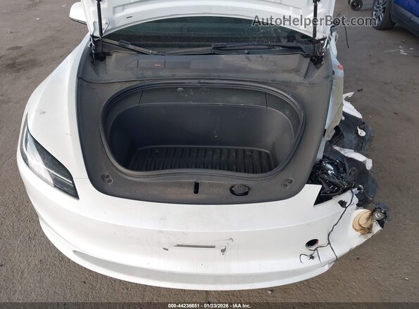 5YJ3E1EB6RF733599 2024 TESLA MODEL 3 White Vista trasera