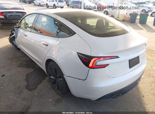5YJ3E1EB6RF733599 2024 TESLA MODEL 3 White Trasero izquierdo