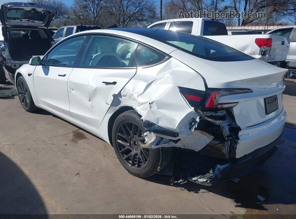 5YJ3E1EB6RF792488 2024 TESLA MODEL 3 White Trasero izquierdo