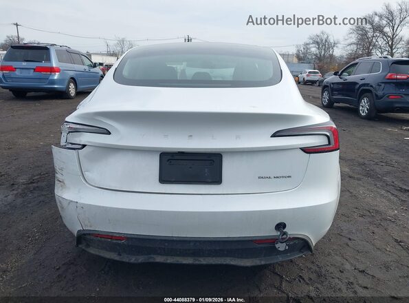 5YJ3E1EB6SF918760 2025 TESLA MODEL 3 White 