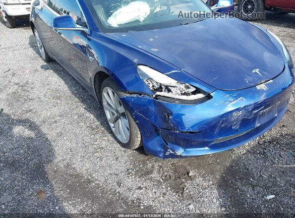 5YJ3E1EB7KF453941 2019 TESLA MODEL 3 Blue Front view