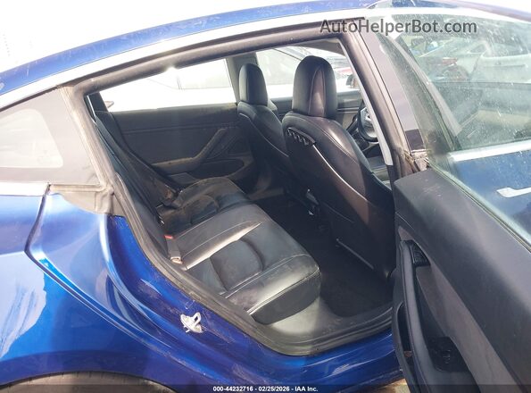 5YJ3E1EB7LF735613 2020 TESLA MODEL 3 Синий Вид наклейки с VIN-кодом