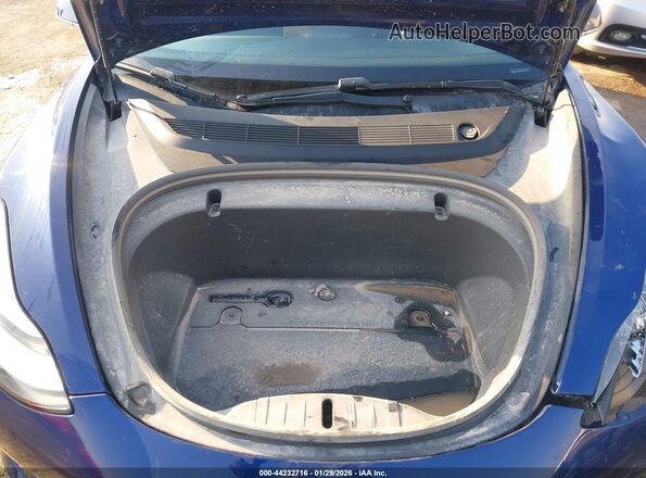 5YJ3E1EB7LF735613 2020 TESLA MODEL 3 Синий Вид сзади