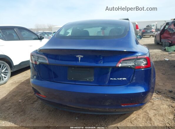 5YJ3E1EB7LF735613 2020 TESLA MODEL 3 Синий 