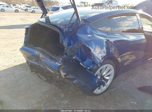 5YJ3E1EB7NF111507 2022 TESLA MODEL 3 Blue Вид спереду