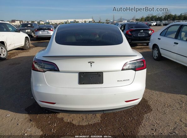 5YJ3E1EB8KF487466 2019 TESLA MODEL 3 White 