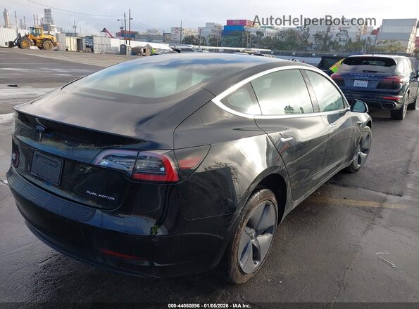 5YJ3E1EB8LF649467 2020 TESLA MODEL 3 Черный Задняя правая четверть