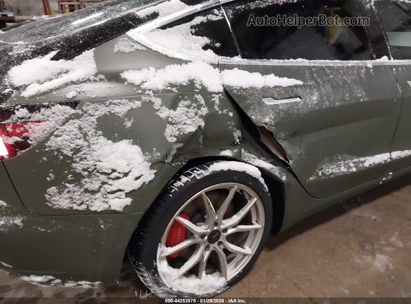 5YJ3E1EB9KF214049 2019 TESLA MODEL 3 Green Widok z przodu
